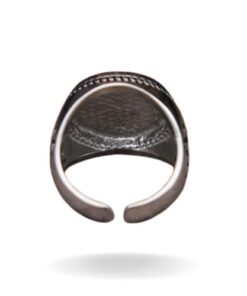 bague en acier de dos, taille ajustable