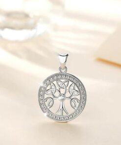 pendentif arbre de vie viking en argent