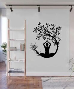 stickers arbre de vie sur un mur blanc