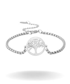 bracelet arbre de vie en acier