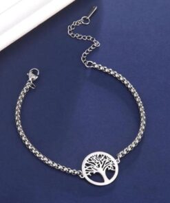 bracelet arbre de vie en acier