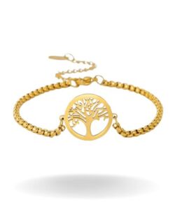 bracelet arbre de vie en or