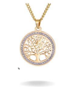 collier arbre de vie en or