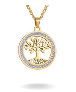 collier arbre de vie en or