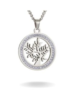 collier arbre de vie plasqué argent